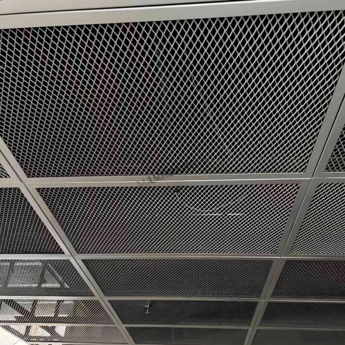 Hollow mesh aluminum ceiling