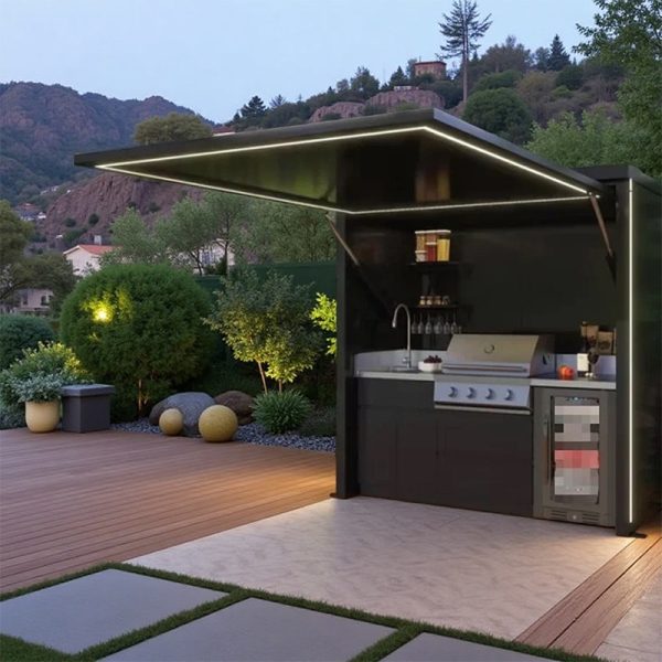 16 Hot Selling Outdoor Gas Grill Customized Portablemodular Outdoor Kitchen Cabinet Outdoor Kitchen Bbq Island Cabinets