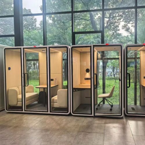 Prefab Office Pod Space Capsule Hotel Bed Eco-Friendly Soundproof Booth for Acoustic