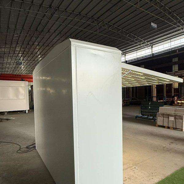 Aluminium Hotel Commercial Modern Cabinet Waterproof Patio Camping Outdoor Kitchen Set With Shed LED Lights Outdoor Bbq Island