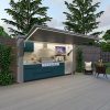 25 Luxury Modern ModularPrefab Aluminum OutdoorKitchen Cabinet Set Portable Outdoor PrefabricatedKitchen