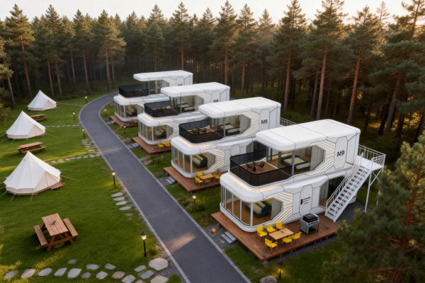 8a3ac64f37d0d51902bb4b7761d917ab Space Capsule House With Interior Stairs Sleeping Relaxation Eco-Friendly Space Capsule for Guesthouse