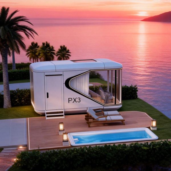 PX3(3) Capsule House Commercial Space Sleeping Relaxation 2025 New Luxury Capsule House Commercial Space for Guesthouse