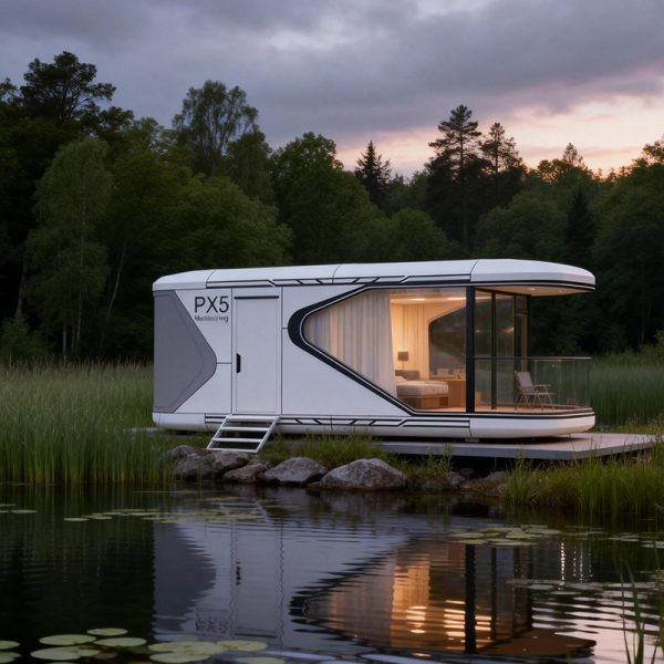 PX5(2) Economic Prefab Hotel Apple Cabin Container House Refab Aluminum Space Capsule House apple Cabin Home for Hotel Villa