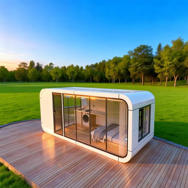 Factory Supplier Luxury Mobile Mini Capsule Apple Cabin House Prefab House Customized