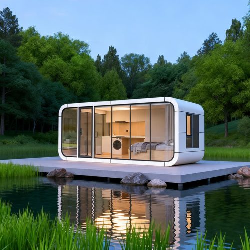Best Sales Mobile Capsule House Apple Cabin Home Resorts Accommodation Apple Cabin
