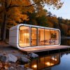 Eco-Friendly Apple Cabin Container House Steel Structure Model Breathable Modern Design for Office Building Green