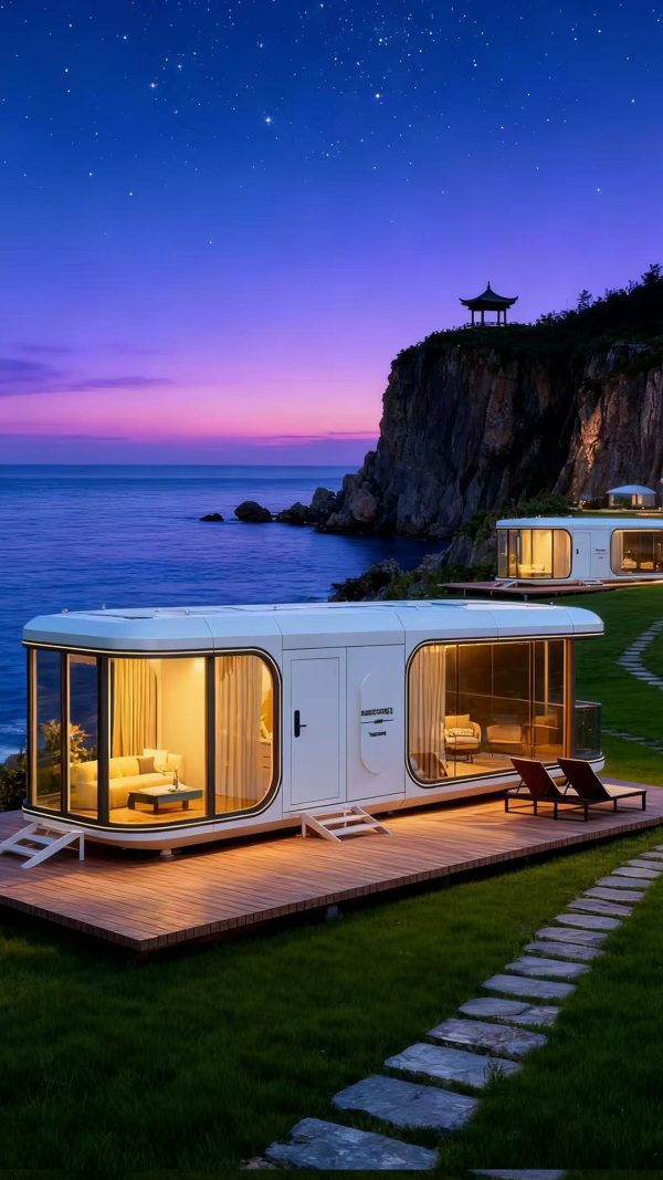 Etong Space Capsule House Price Space Capsule Tiny House 2025 New Luxury Capsule House Commercial Space for Hotel