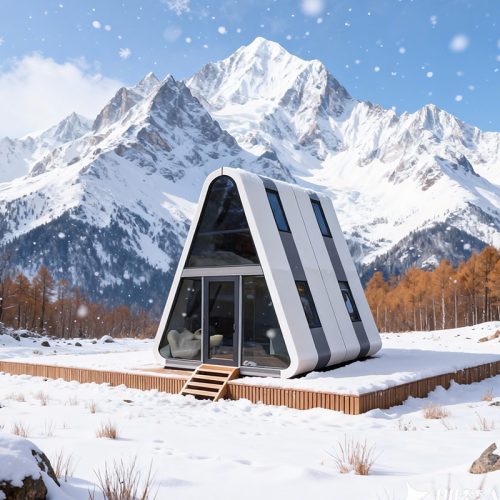 三角太空舱(2) Mobile Modular Commercial Hotel Container Room Prefabricated Triangular Two-story Capsule Room Prefabricated Small House