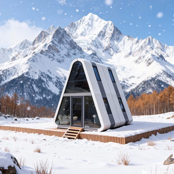 Mobile Modular Commercial Hotel Container Room Prefabricated Triangular Two-story Capsule Room Prefabricated Small House